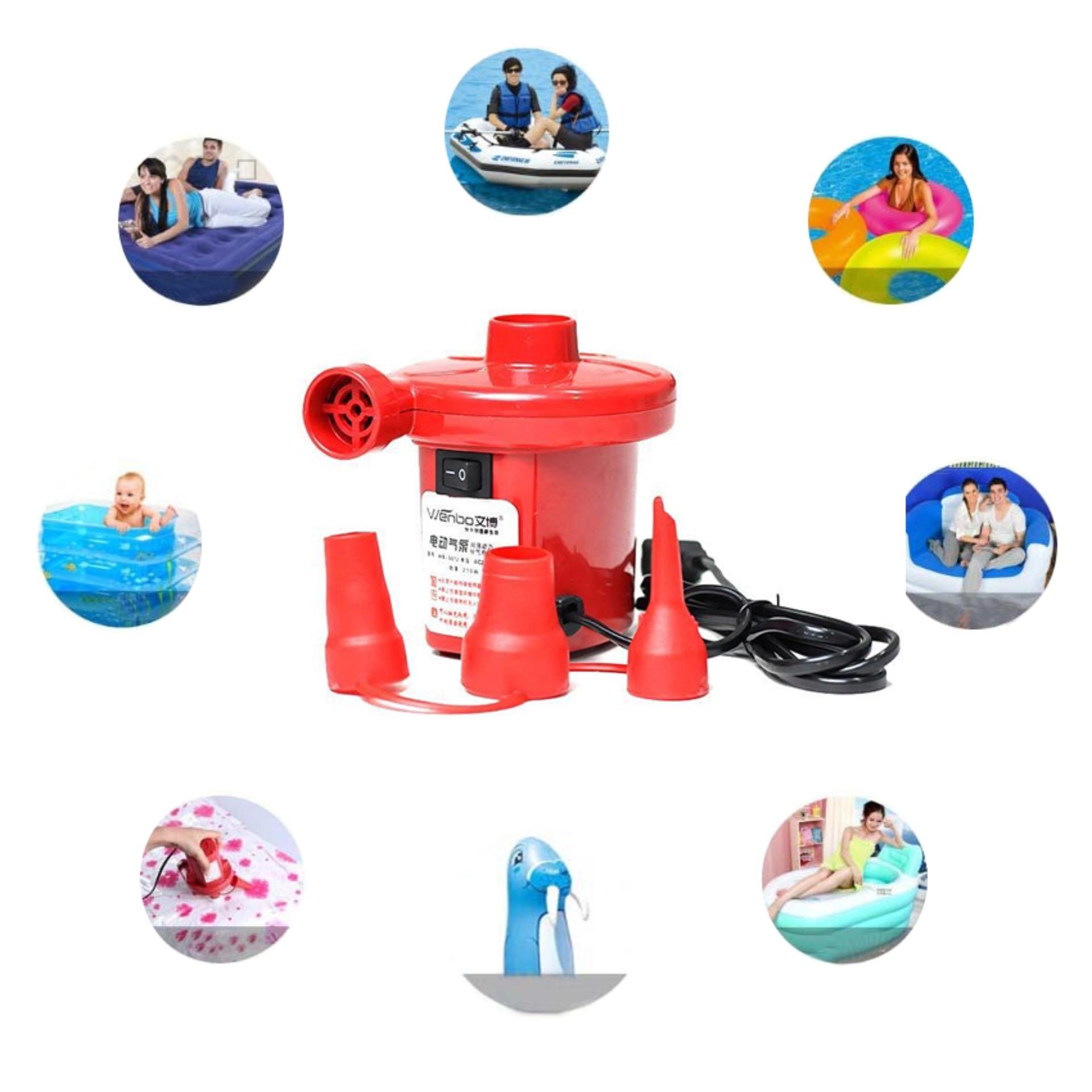 Bơm điện hút xả 2 chiều Giá Rẻ/ Bơm điện bể bơi phao Wenbo