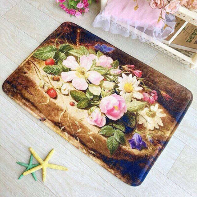 [HCM][CAO CẤP] THẢM LÓT CHÂN 3D HÌNH HOA BIỂN THÚ ĐỦ HÌNH (MÀU NGẪU NHIÊN) - THẢM NHÀ BẾP NHÀ TẮM PHÒNG KHÁCH - THẢM CHÙI CHÂN CAO CẤP SIÊU MỀM - THẢM THẤM HÚT TỐT