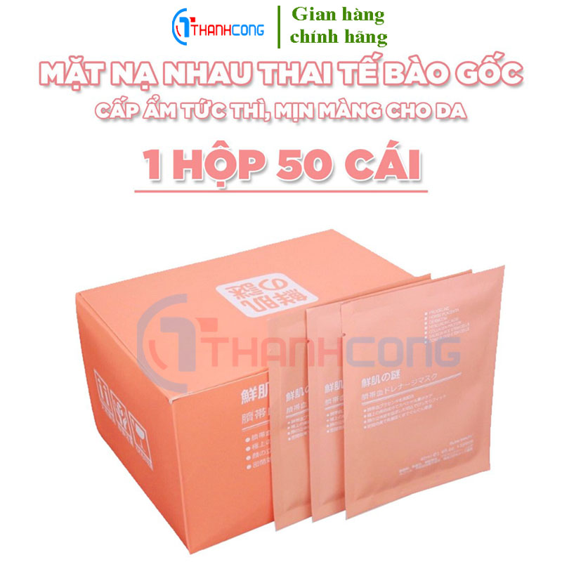  Combo mặt nạ nhau thai cừu tế bào gốc Rwine Beauty dưỡng da Npp Shoptido 