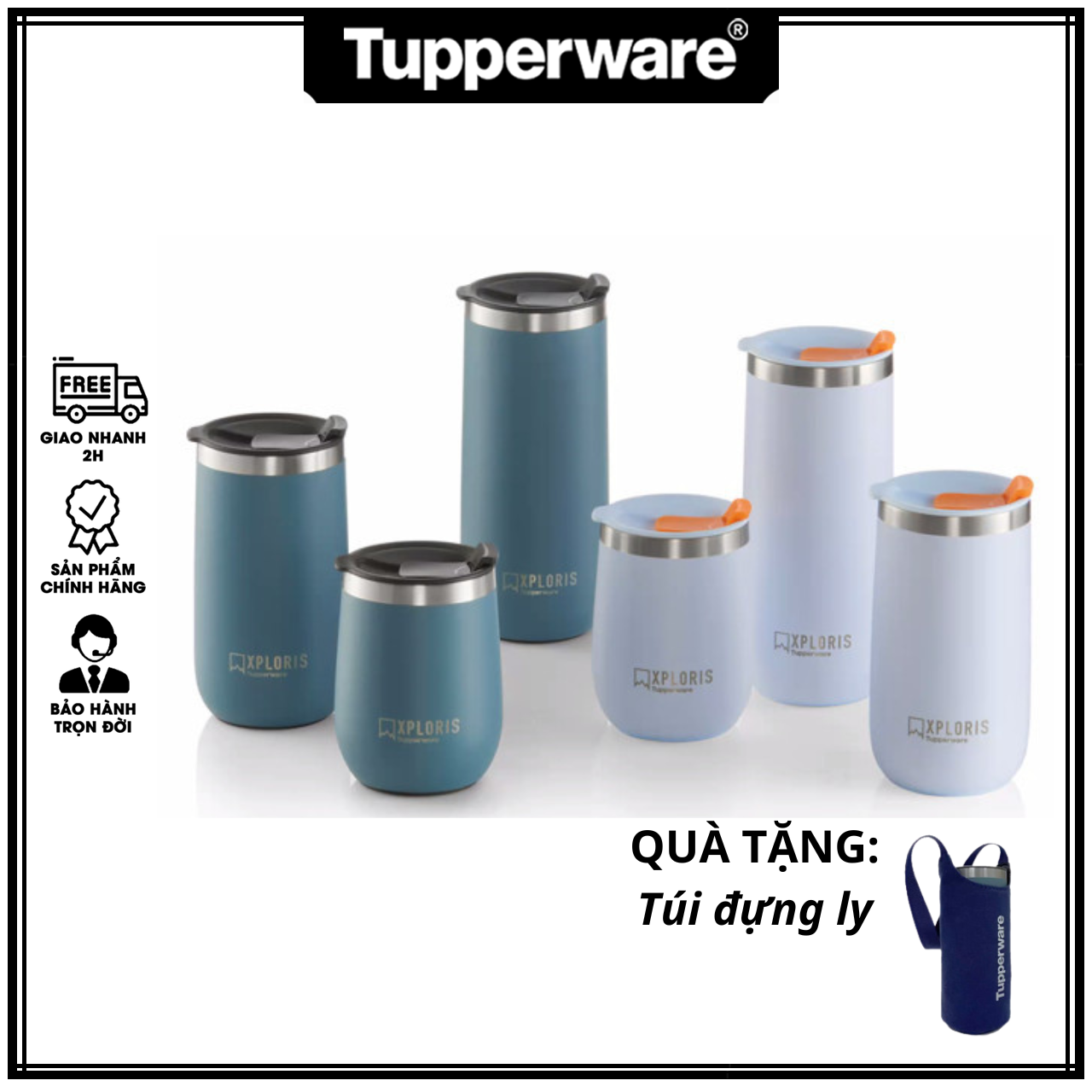 Ly giữ nhiệt xploris - tupperware