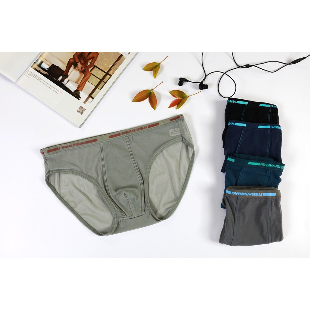 Combo 3 - quần lót nam lưới freeman - ms:6041