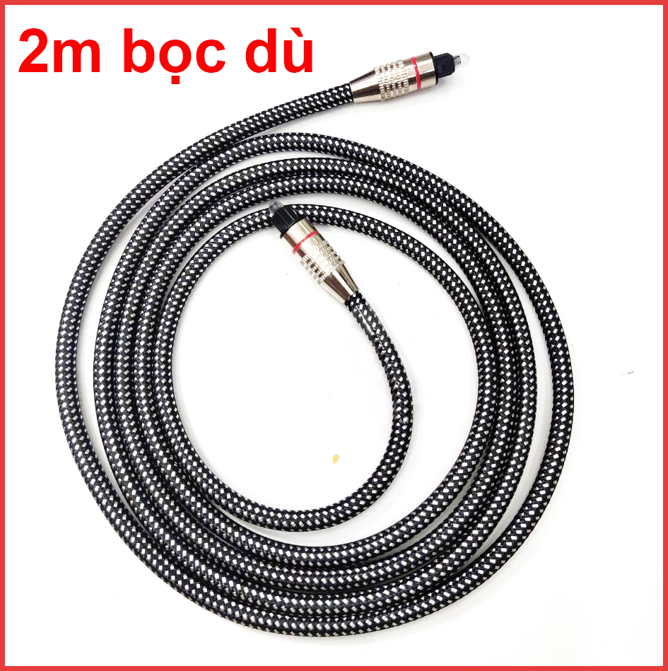 Dây quang 2m bọc dù cao cấp dây optical