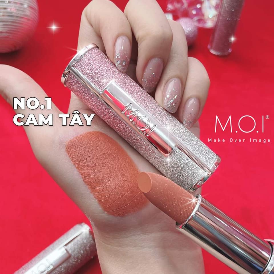 Son thỏi m.o.i the stars - no.1 starlight màu cam tây - 8809864751033