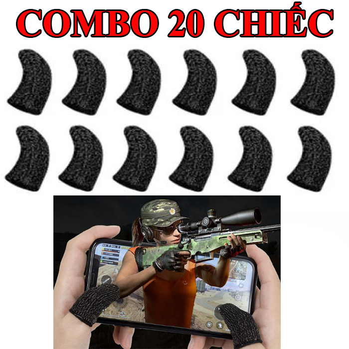 [GIÁ SỈ 20 CHIẾC] bao đầu ngón tay chơi gamer Mobile - Găng tay chơi FF, PUBG, Liên quân Mobile chuyên nghiệp, chống mồ hôi tay, tăng độ nhạy, mượt khi leo rank