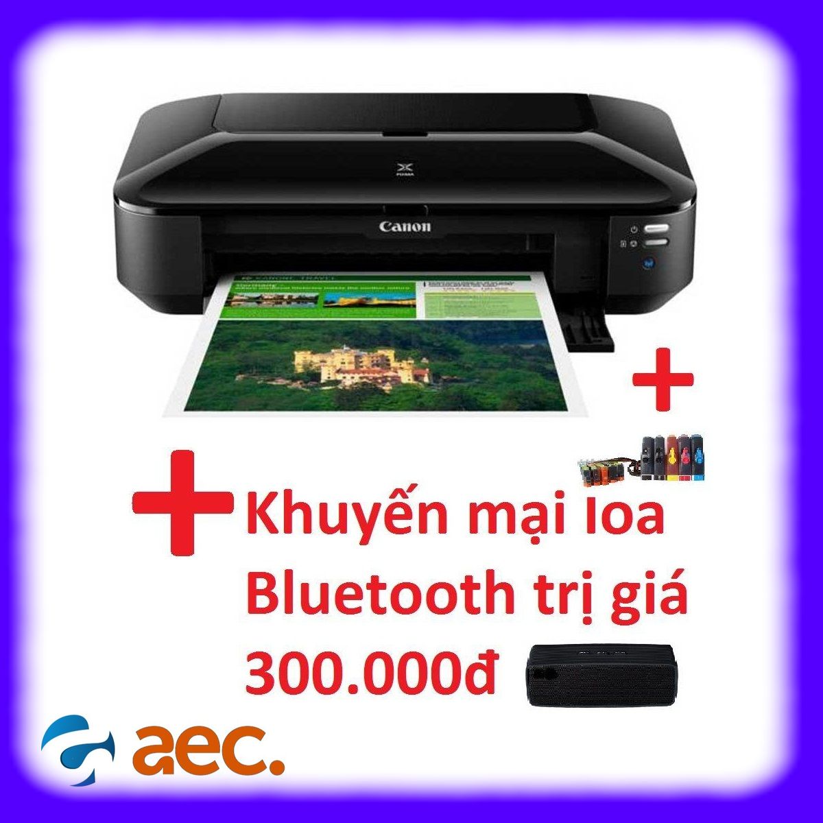 [Trả góp 0%]Máy in Canon IX6770 gắn bộ dẫn mực ngoài ( đã có mực bên trong bộ dẫn ) + Khuyến mại loa Bluetooth trị giá 300.000đ