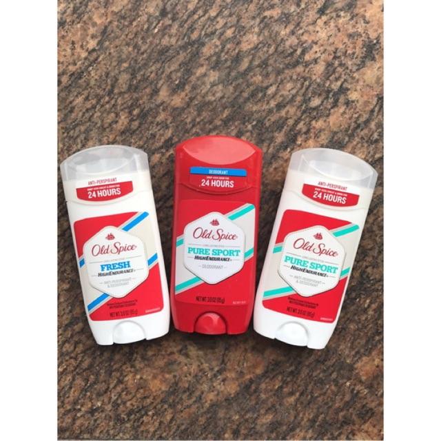 Lăn sáp khử mùi old spice pure sport 85g đỏ, trắng - mỹ