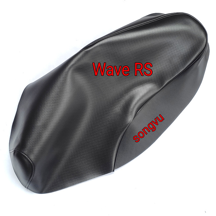 Vỏ bọc yên xe máy Wave RS 100, RS, RSX, S110, A cá mới 110, A cá cũ 100 (Không có dây buộc)