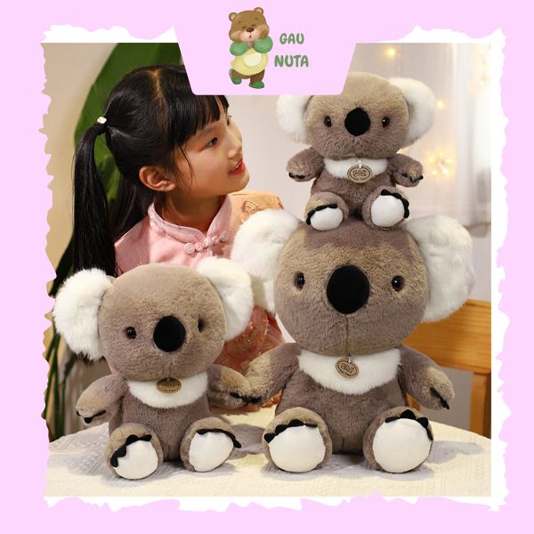 Gấu bông gấu trúc búp bê koala sang trọng - đồ chơi gấu koala cho trẻ em làm quà tặng kỷ niệm