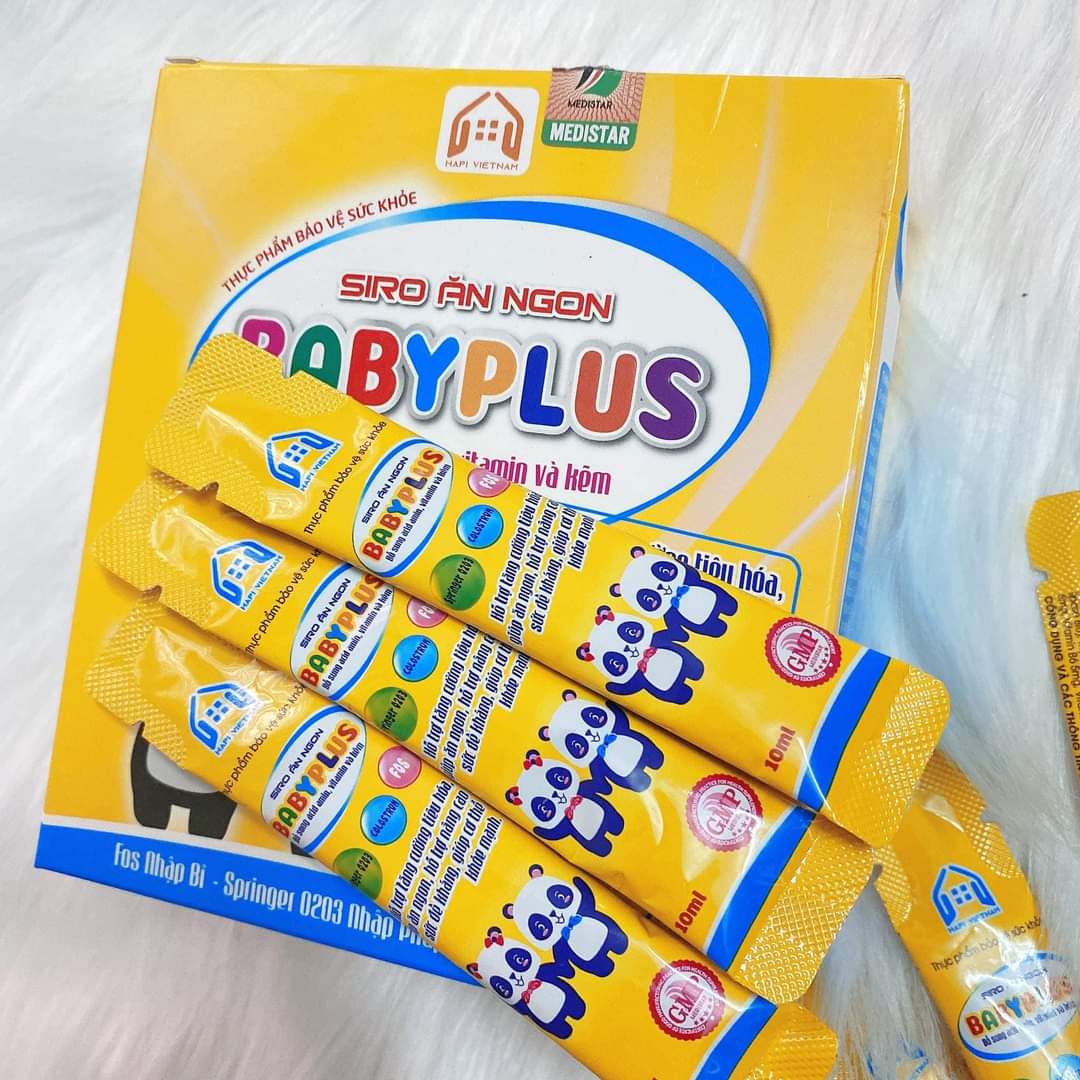 Siro ăn ngon babyplus - Giúp bé hết biếng ăn