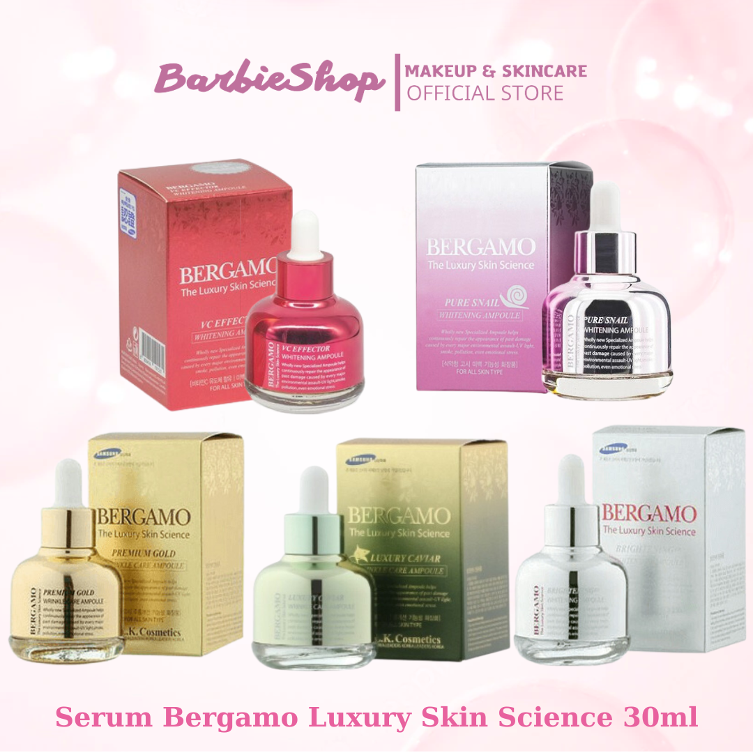 Tinh Chất Serum Bergamo Luxury Skin Science 30ml Đủ Dòng
