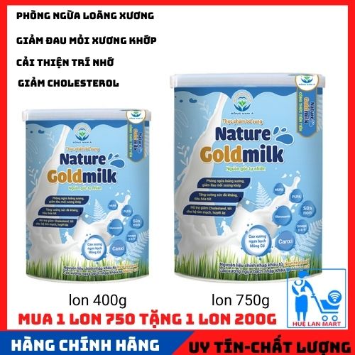 Sữa bột nature goldmilk plus 400g