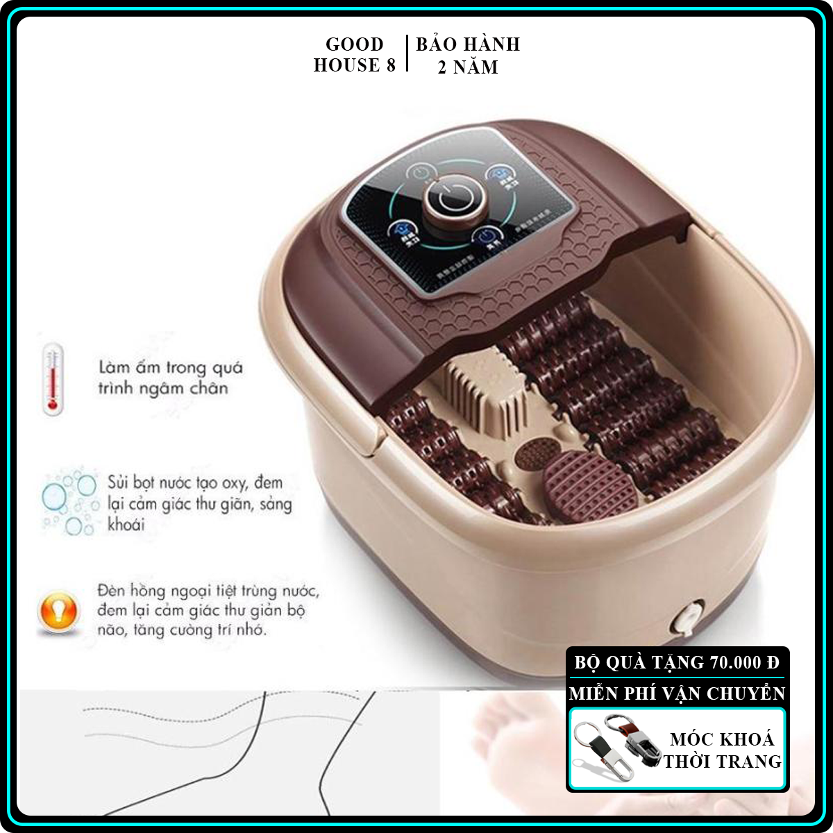 Bồn ngâm chân,máy massage chân cao cấp,Giúp cơ thể khỏe mạnh, sảng khoái, tinh thần minh mẫn, giảm strees nhanh chóng. Bảo hành 2 năm - 1 đổi 1 trong vòng 7 ngày nếu có lỗi từ nhà sản xuất.
