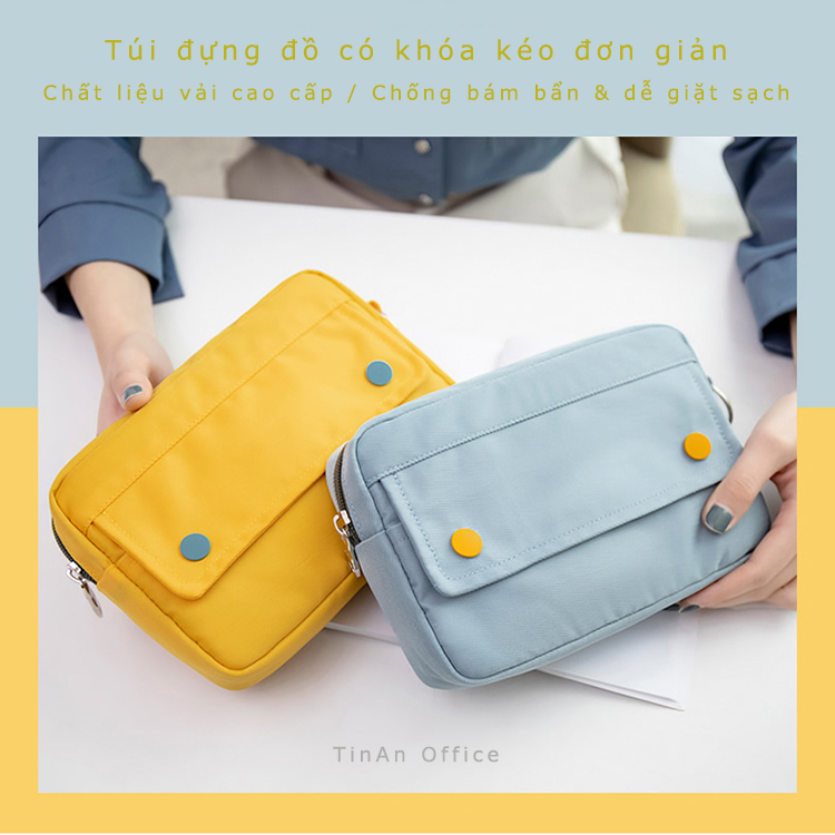 Túi đựng vật dụng văn phòng, dụng cụ học tập, đồ dùng cần thiết cho học sinh, dân văn phòng, du lịch