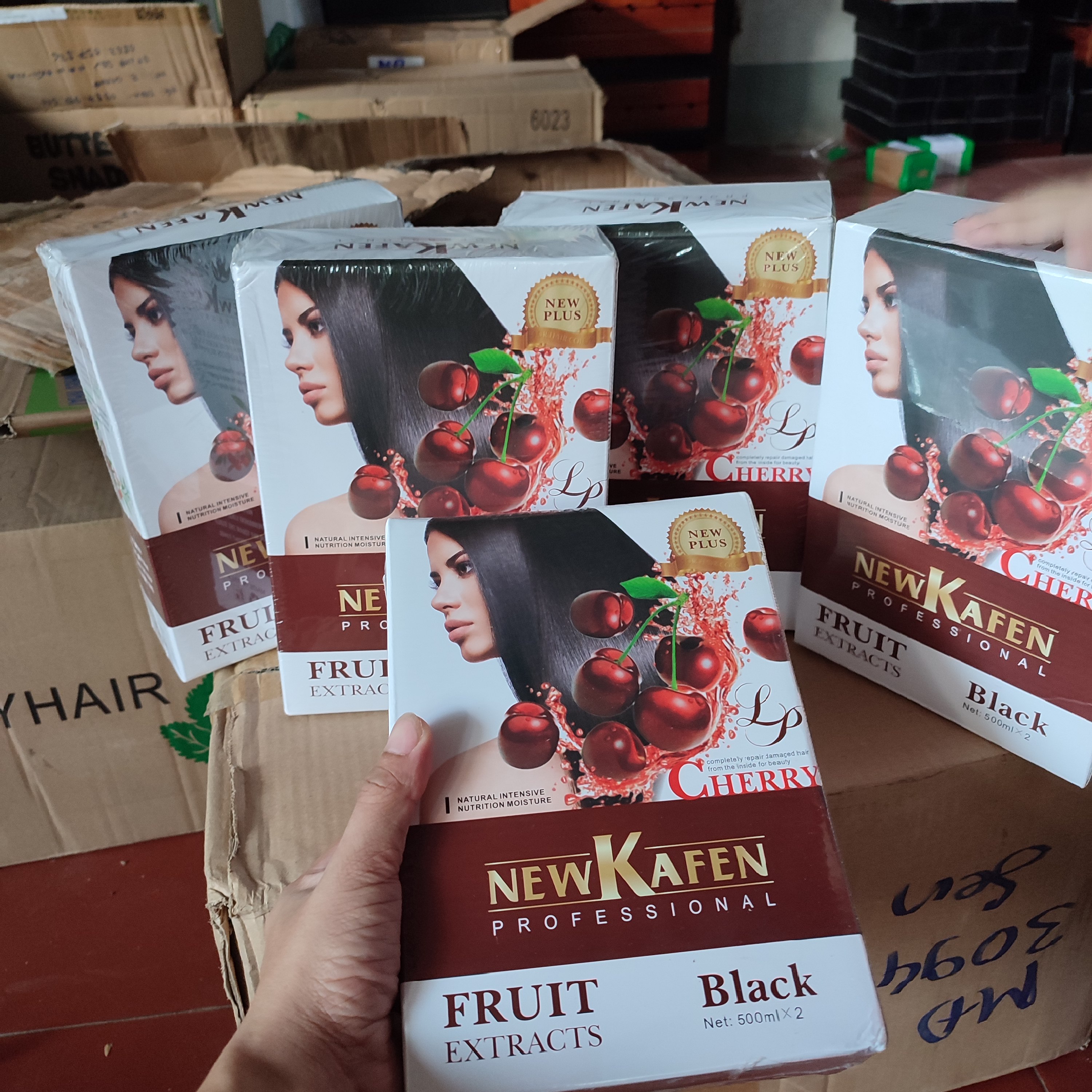Combo 5 hộp nhuộm đen New Kafen