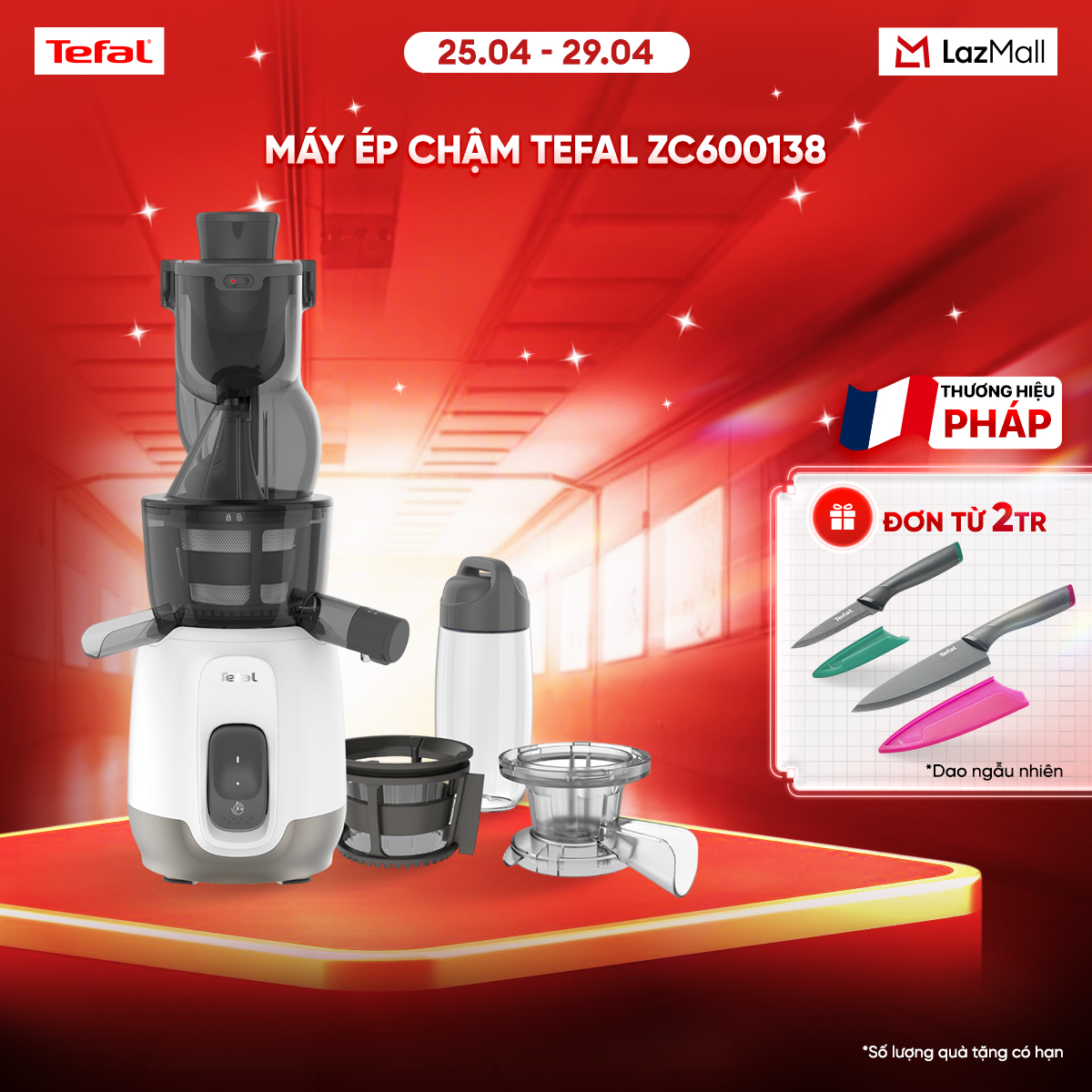 Máy ép chậm Tefal ZC600138 - 200W