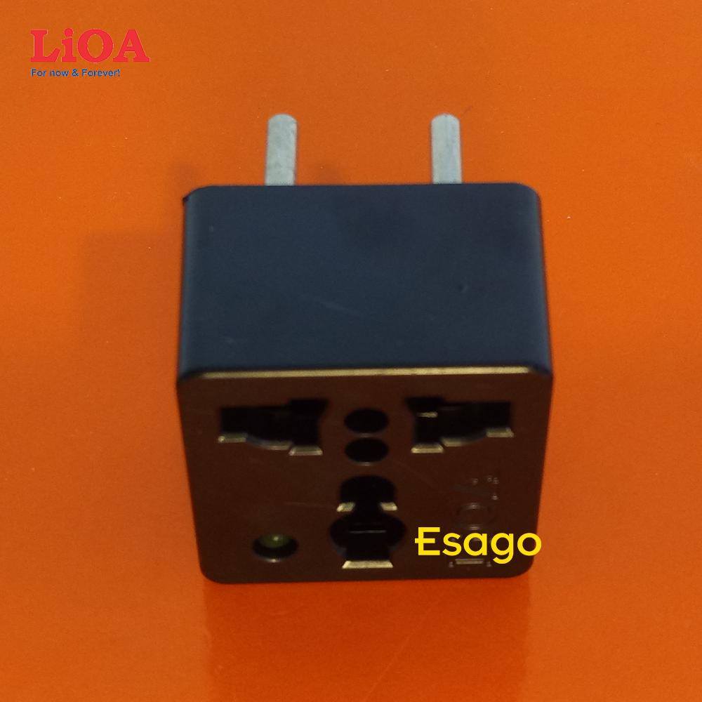 Ổ cắm nối đa năng lioa chân cắm tròn phi 4 - oncφ4