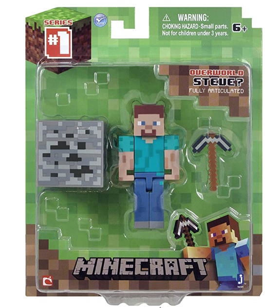 Mô hình nhân vật Steve đào than Minecraft đồ chơi