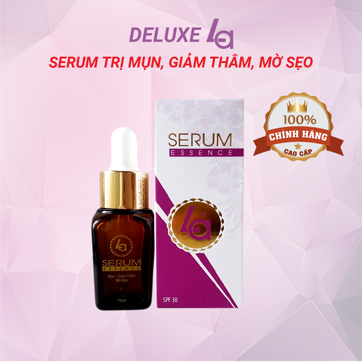 Serum xóa mụn, giảm thâm, mờ sẹo DELUXE LA