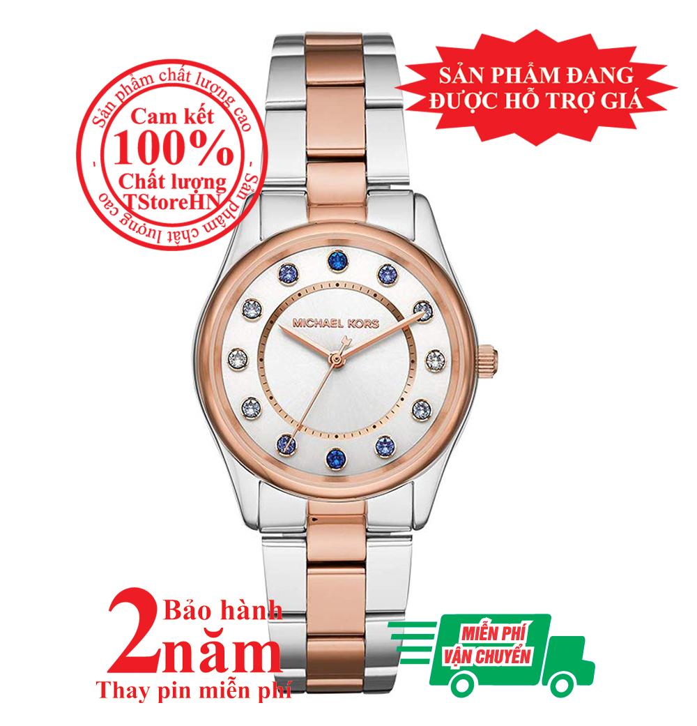 Michael Kors Colette Rose Gold Stainless Steel Womens Watch MK6604 xách  tay chính hãng giá rẻ bảo hành dài  Đồng hồ nữ  Senmix