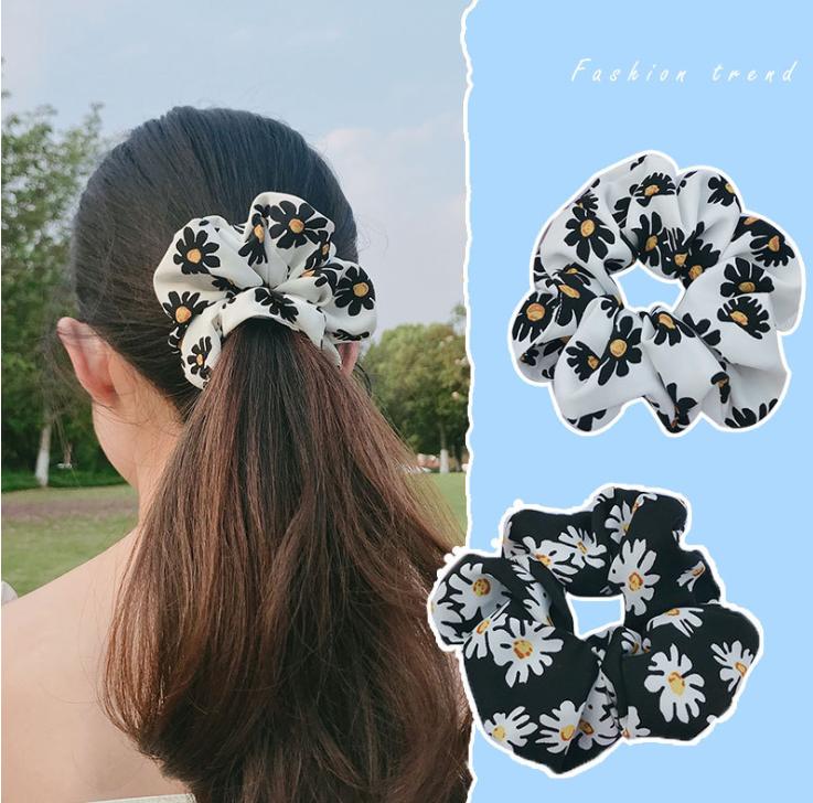 Dây cột tóc / buộc tóc scrunchies vải xinh xắn