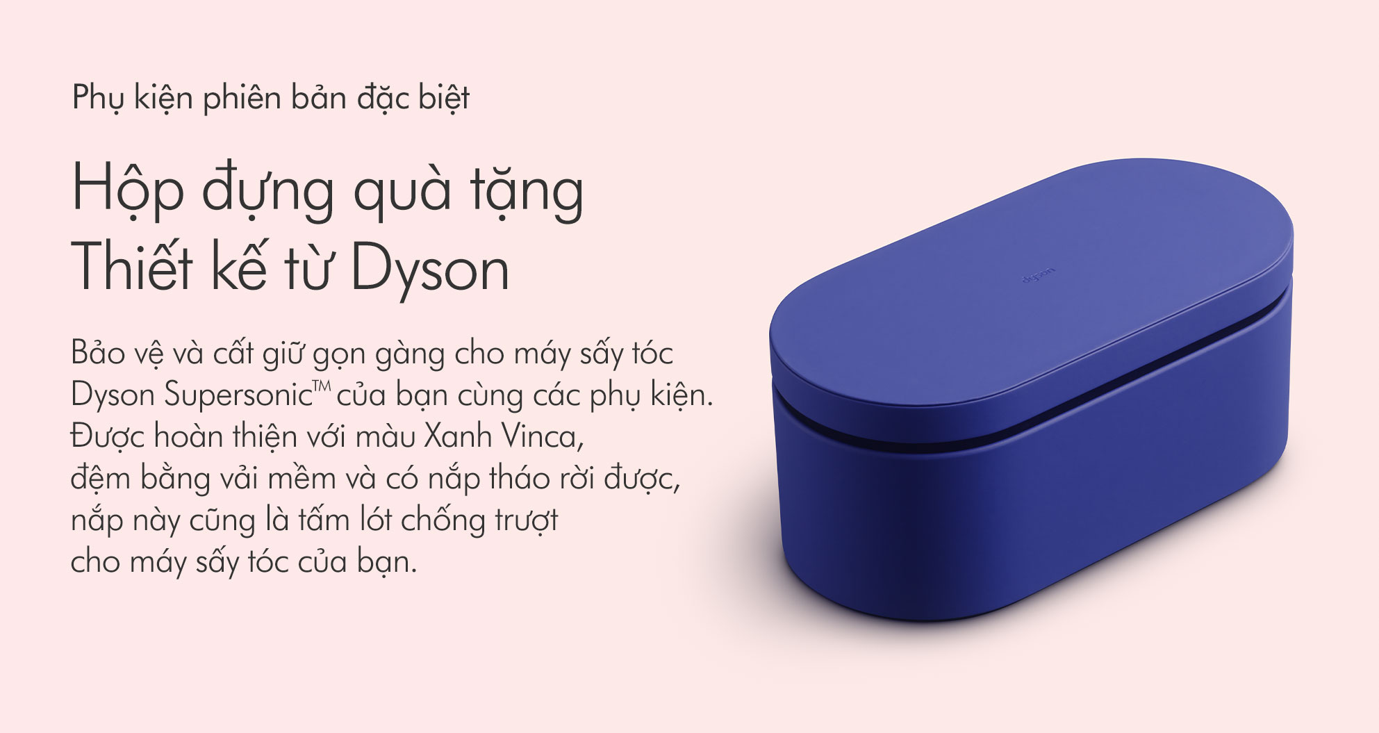 dyson supersonic tm hair dryer hd08 vinca blue rosé - máy sấy tóc 5