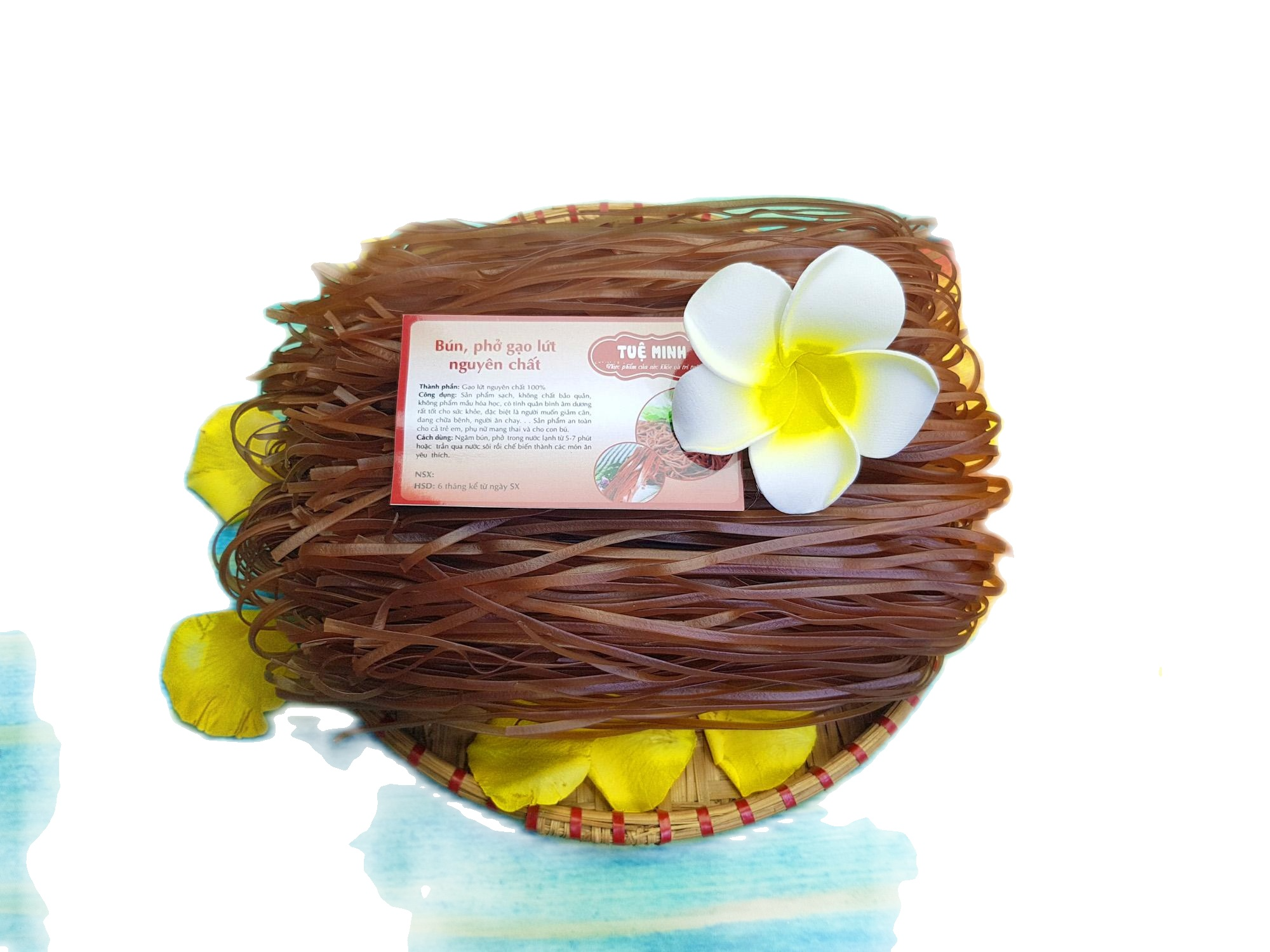 Phở gạo lứt nguyên chất Tuệ Minh 1kg