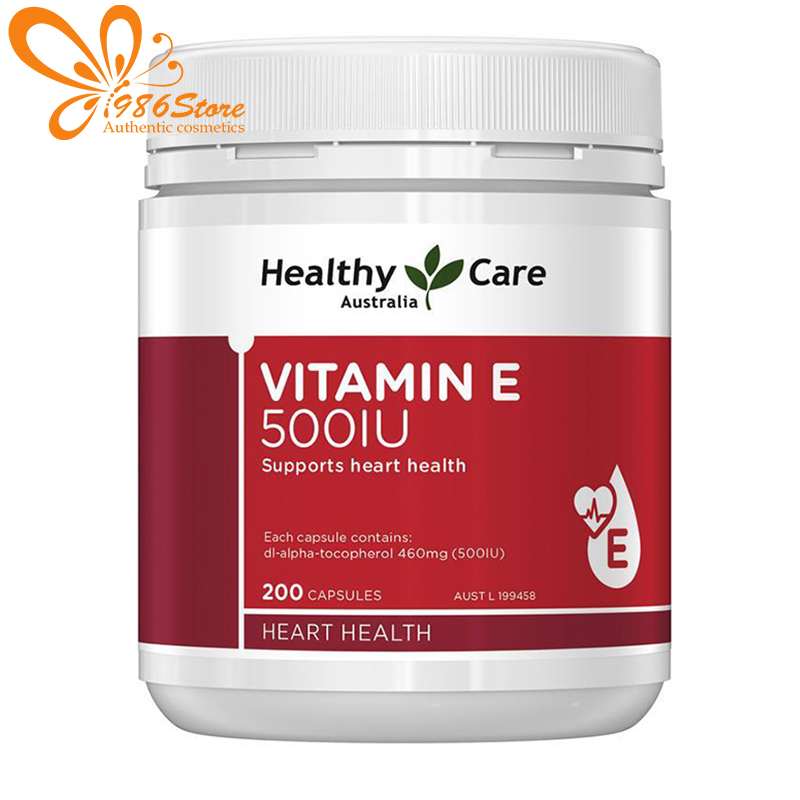 Vitamin e healthy care 500iu 200 viên của úc