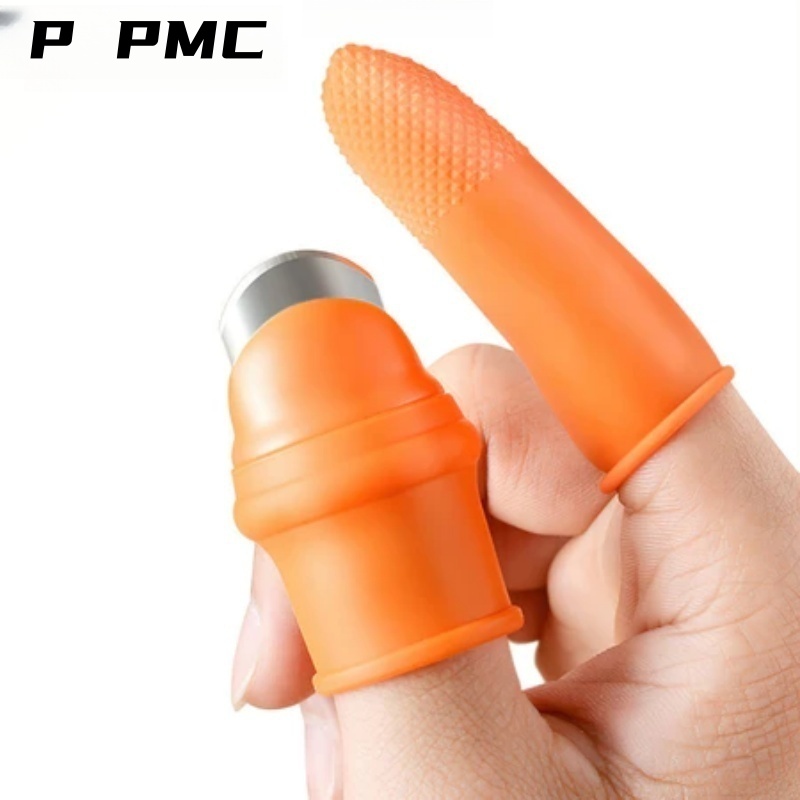 Bao Ngón Tay Silicon Gắn Móng Bấm Hái Ngắt Rau Củ Quả Trái Cây Sắc Bén Tiện Dụng
