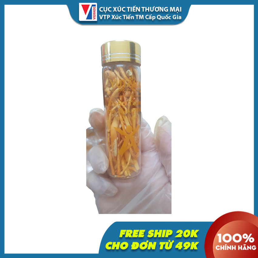 [MIỄN PHÍ VẬN CHUYỂN] Đông Trùng Hạ Thảo YUKATA Dạng Khô (Lọ 3g) Được Sấy Thăng Hoa, An Toàn, Chất Lượng, Món Quà Tuyệt Vời Cho Mọi Gia Đình [CT CẤP QUỐC GIA]