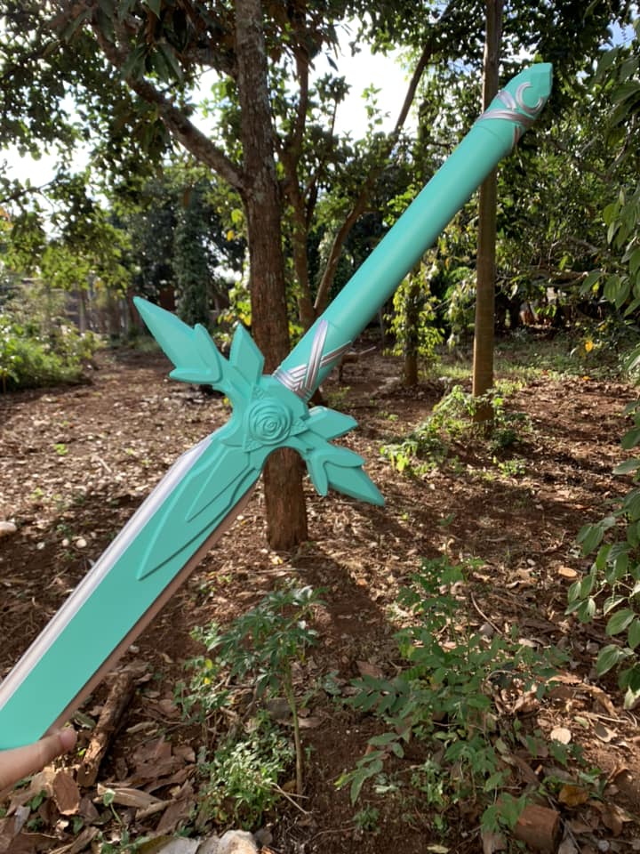 Mô hình kiếm kirito hoa hồng bằng Foam 1m - Baystore