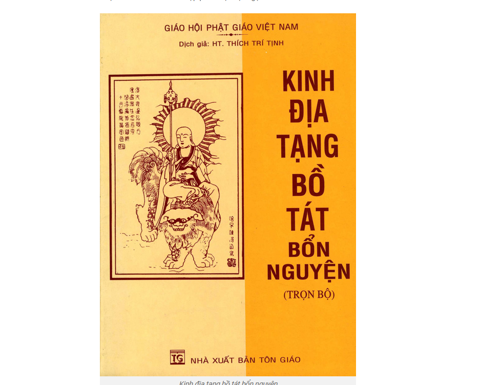 Sách - Kinh Địa Tạng Bồ Tát Bổn Nguyện