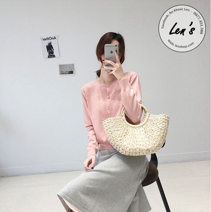ÁO KHOÁC LEN MỊN CỔ TRÒN CAO CẤP