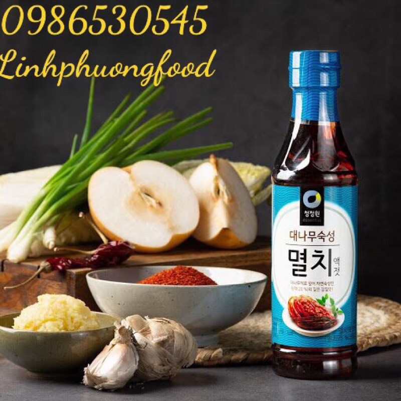Nước mắm cá cơm deasang hàn quốc chai 500ml