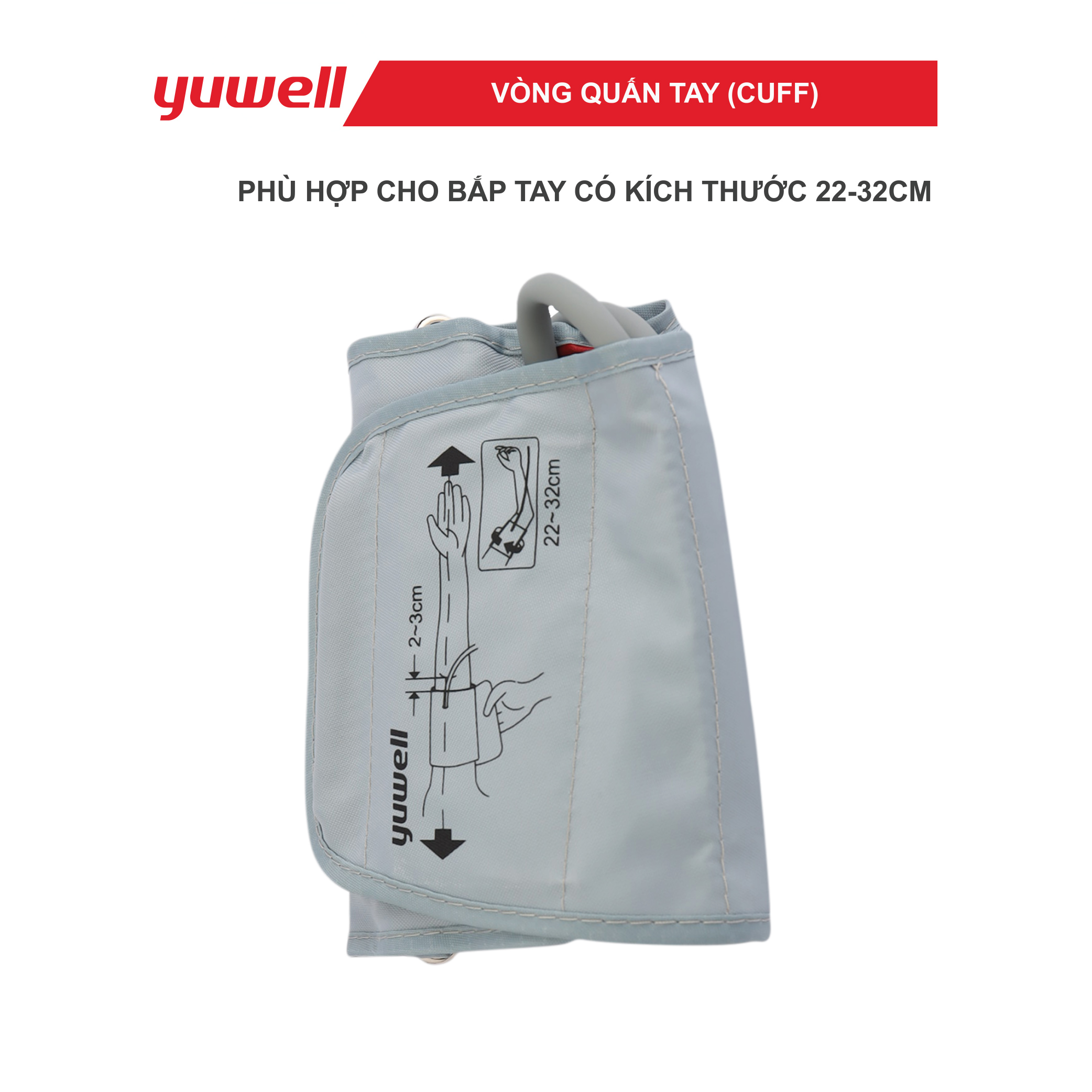 Vòng quấn tay Máy đo huyết áp Yuwell