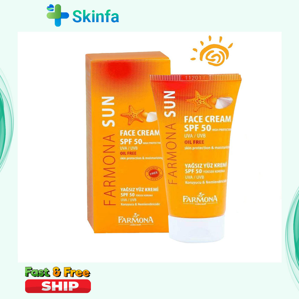 Kem chống nắng farmona sun face cream oil free spf50 cho da dầu mụn 50ml