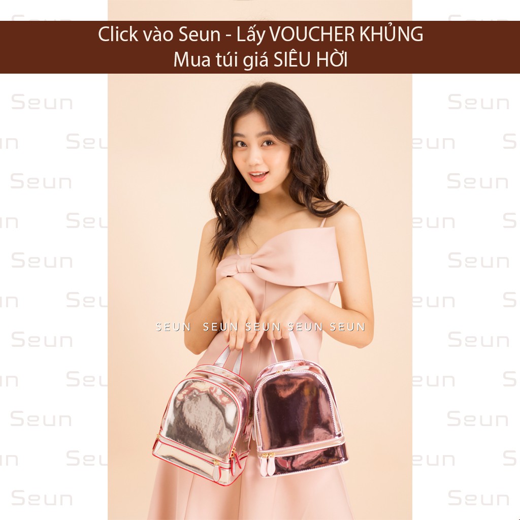 Balo thời trang nữ da bóng cao cấp - chính hãng hàn quốc nhỏ xinh - balo đeo chéo blingbag