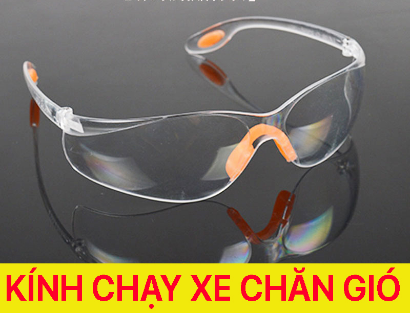 Kính gọng mềm chạy xe B656 (trong suốt)