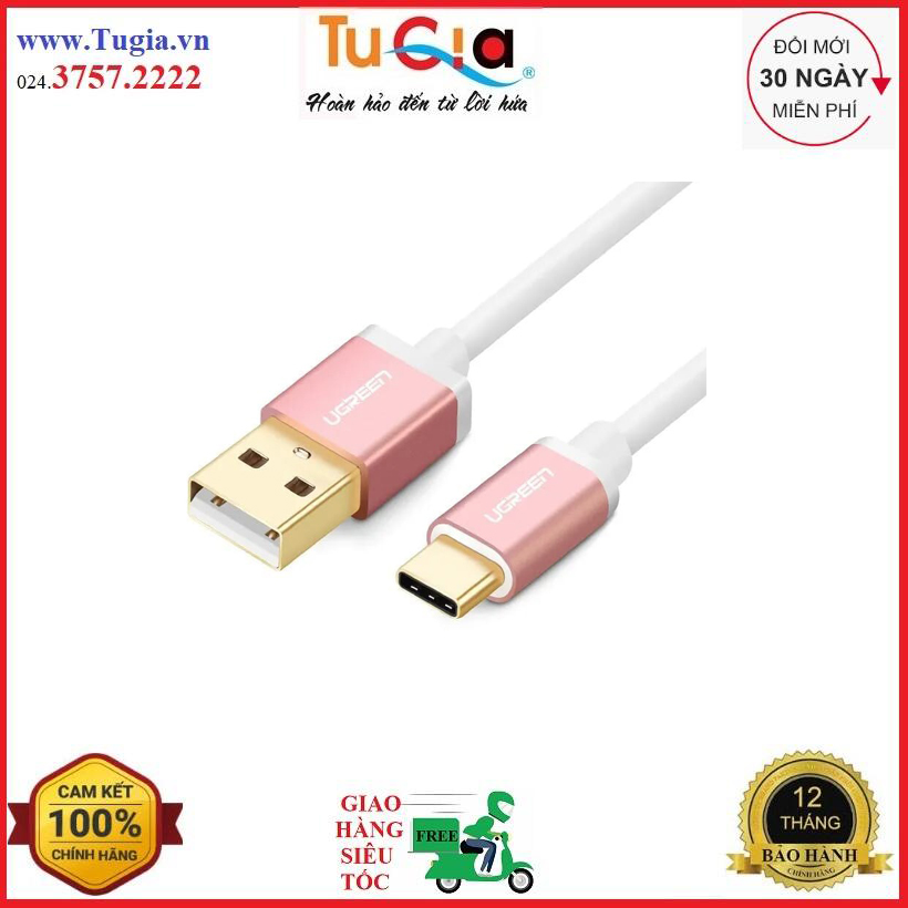 Cáp chuyển đổi usb 2.0 sang usb-c ugreen 30510 us188 - hàng chính hãng