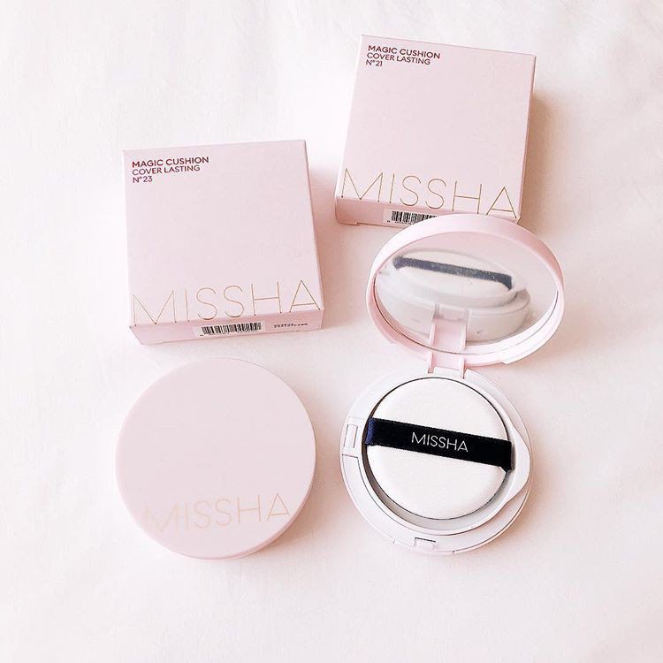 Phấn Nước Missha Magic Cushion Cover Lasting Hồng