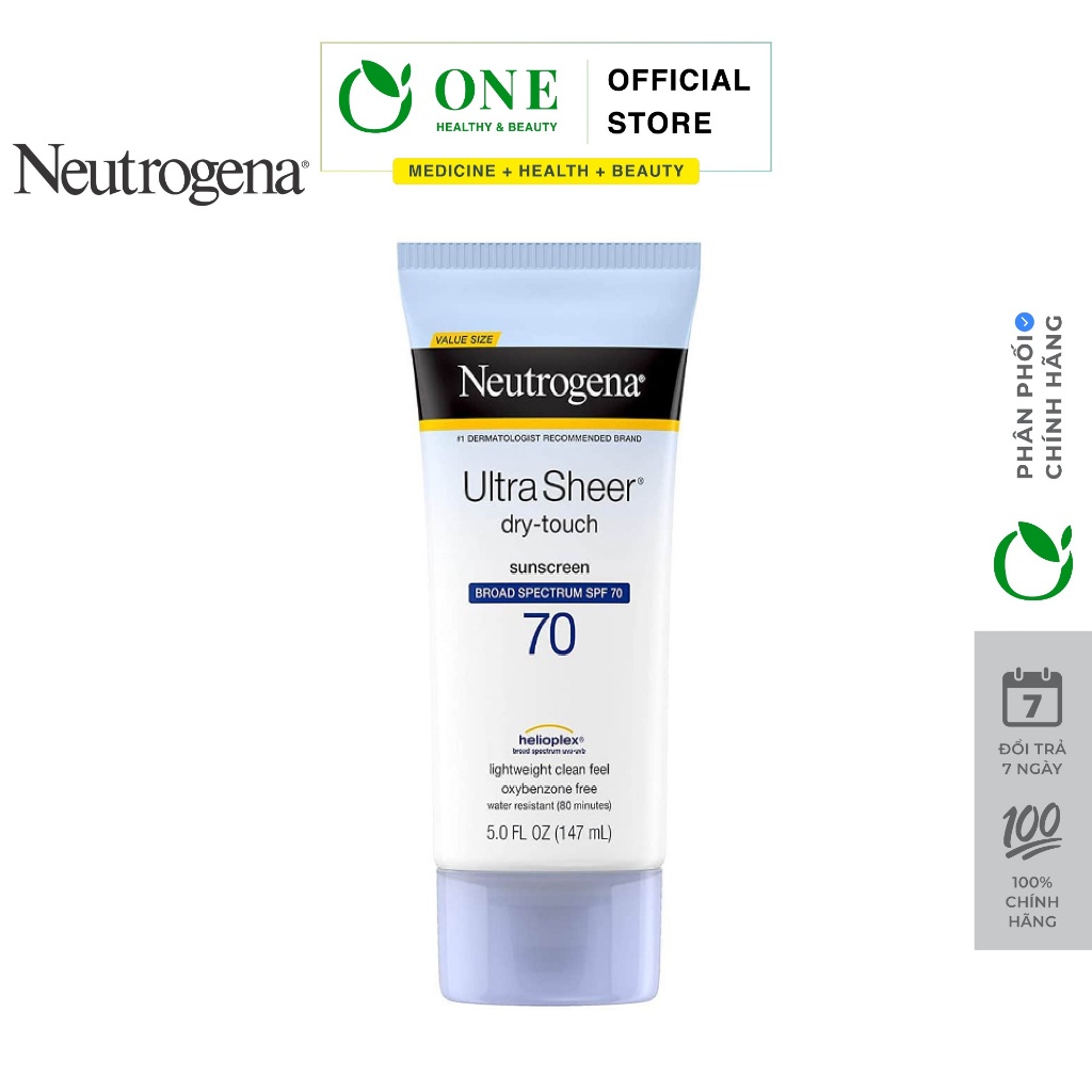 Kem Chống Nắng Neutrogena Ultra Sheer Dry Touch Sunscreen SPF 70 88ml