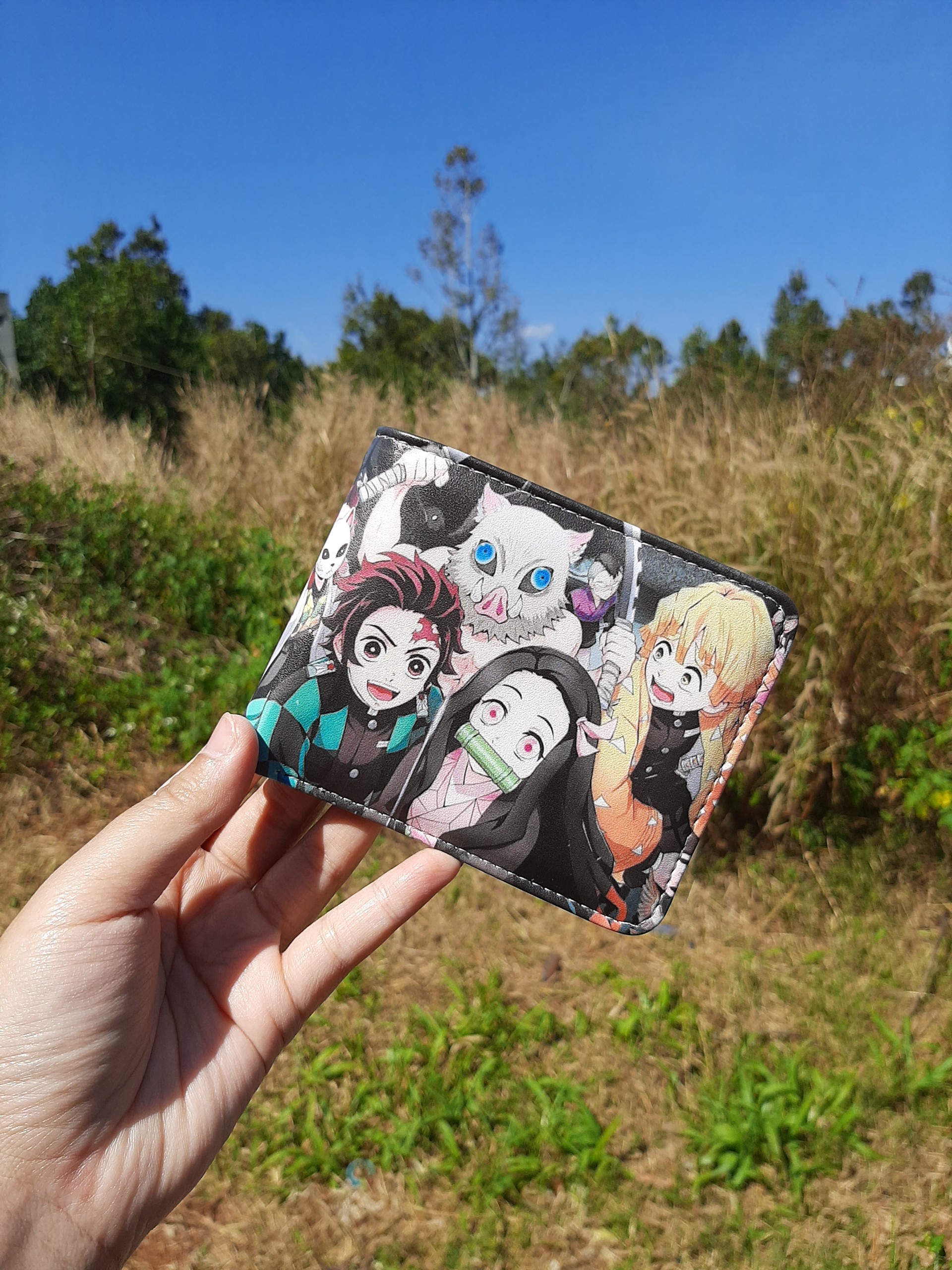 Ví ngắn Anime Kimetsu No Yaiba - Nhóm - Ví da gấp đôi - Baystore