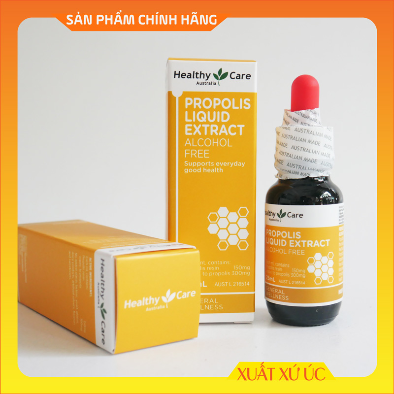 Keo ong tăng cường hệ miễn dịch PROPOLIS Liquid Extract Alcohol Free 25ml (NEW LOOK)