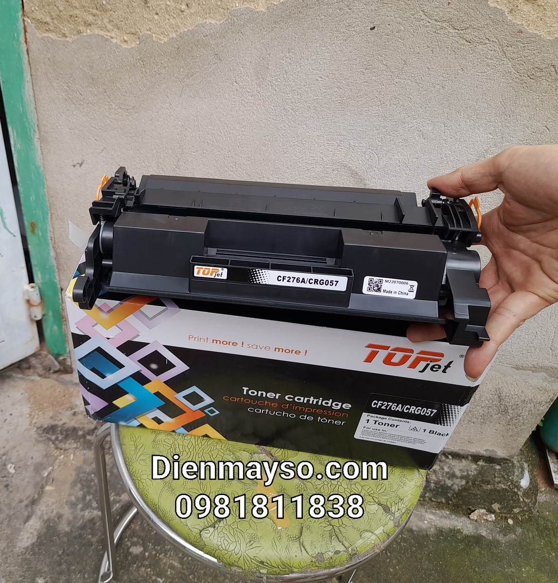 Hộp mực HP 76A Máy in HP 404D, 404N, 404DN, 404DW, 428FDN, 428FDW Mực in đậm rỏ nét