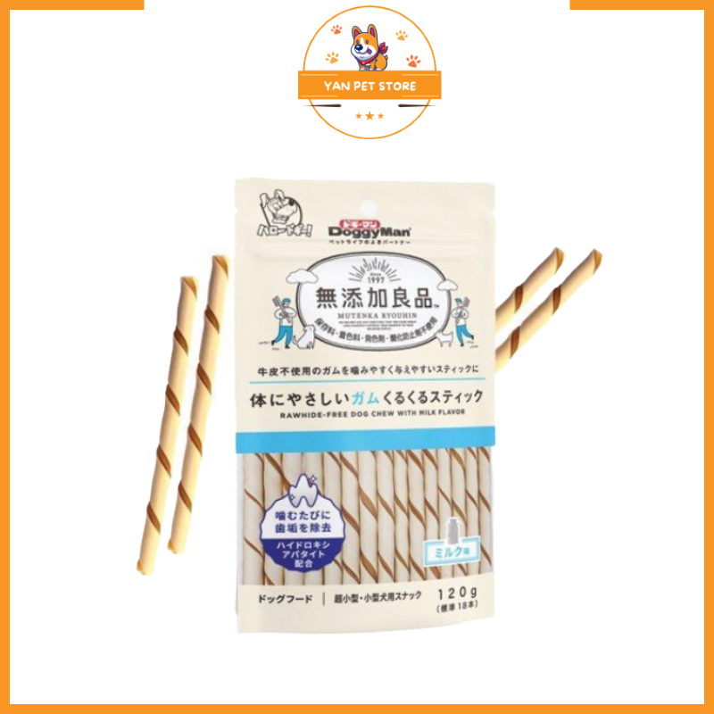 Bánh thưởng hình que vị sữa cho chó, snack cho chó -82399