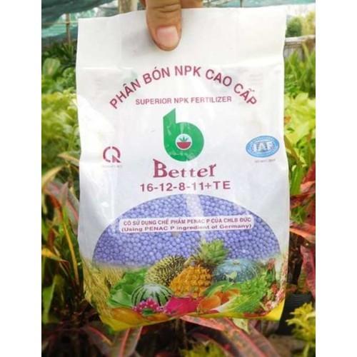 Phân bón npk better 16-12-8-11 + te túi 1kg