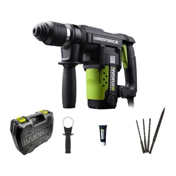 Máy khoan búa 2 chức năng 1010w wu326p - worx green