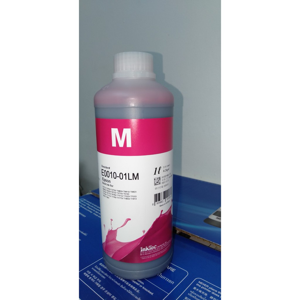 Mực in canon inktec - mực in inktec dùng cho máy in phun màu canon / hp - loại 1 lít màu đỏ