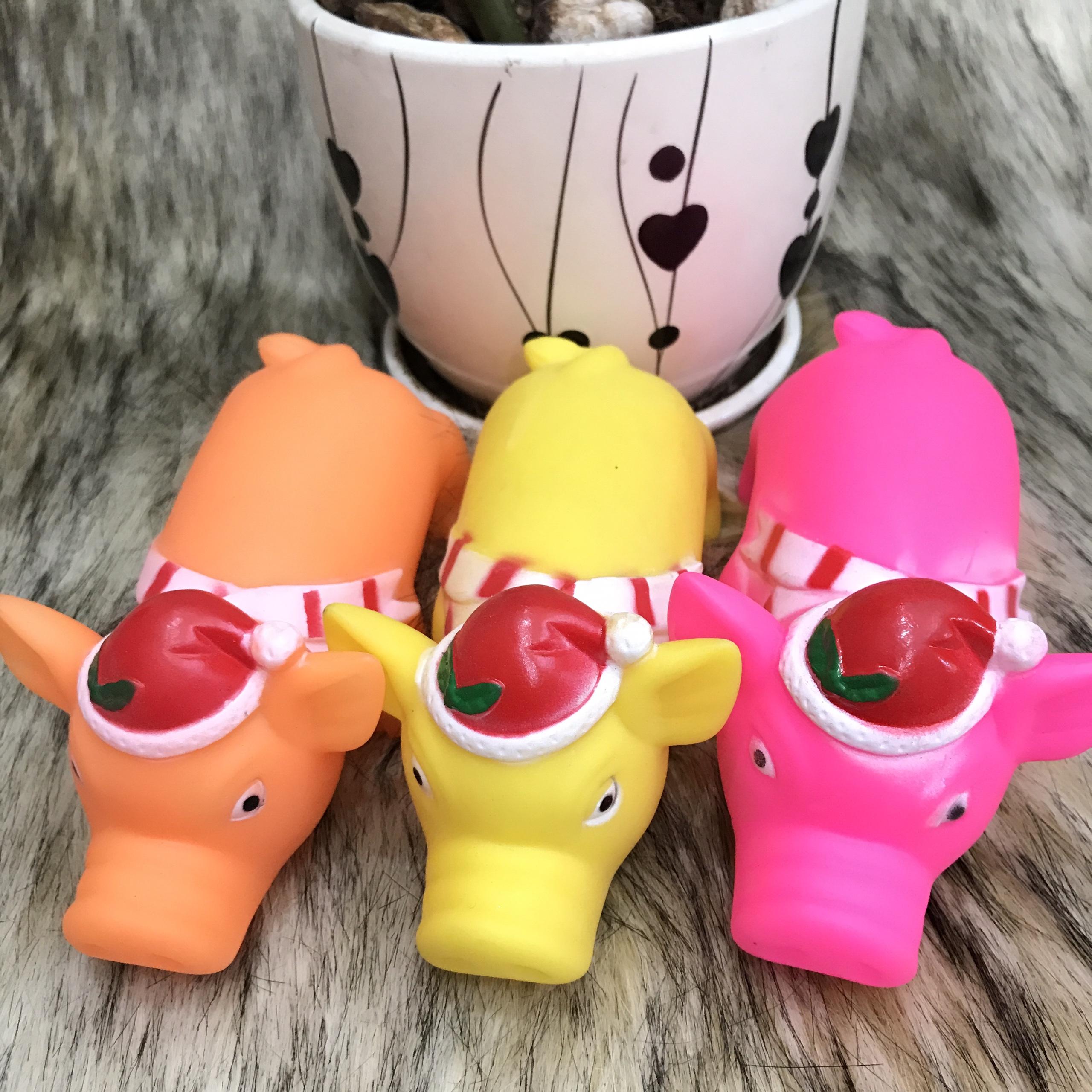 [HCM]Đồ chơi con heo nhựa mềm kêu