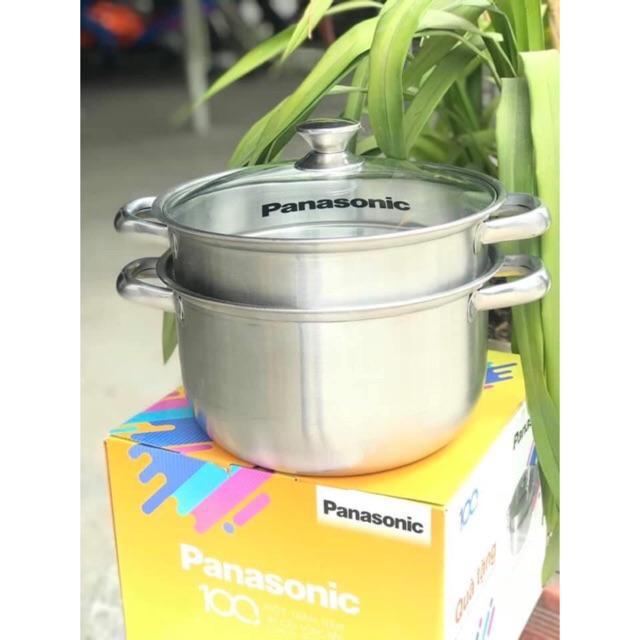 Bộ nồi xửng hấp 24cm - hàng khuyến mãi của panasonic