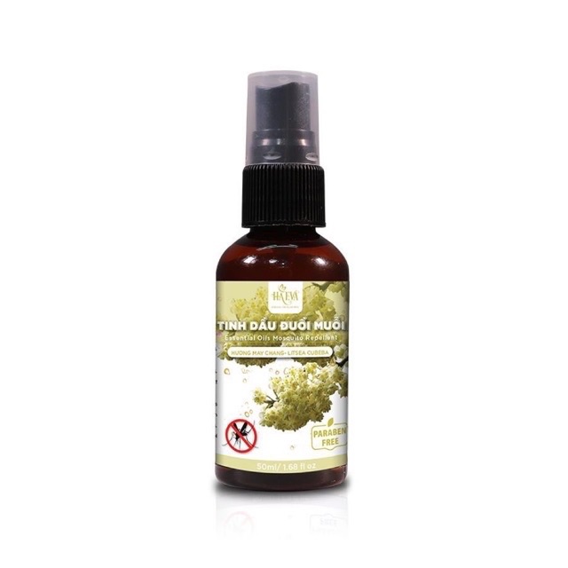 Tinh dầu xịt đuổi muỗi hương May Chang Haeva 50ml